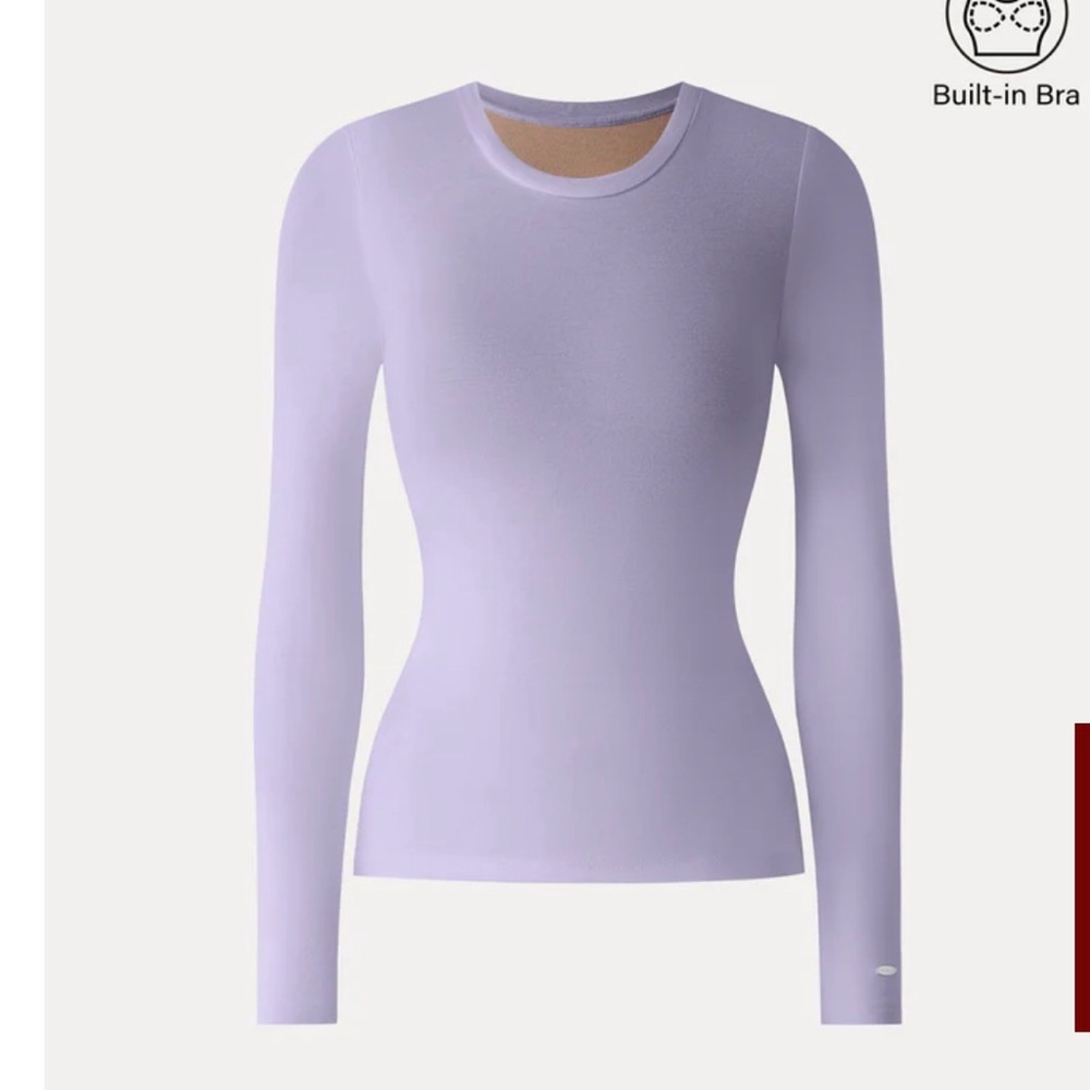 OGL Crewneck Long Sleeve Brami Fog Lavender